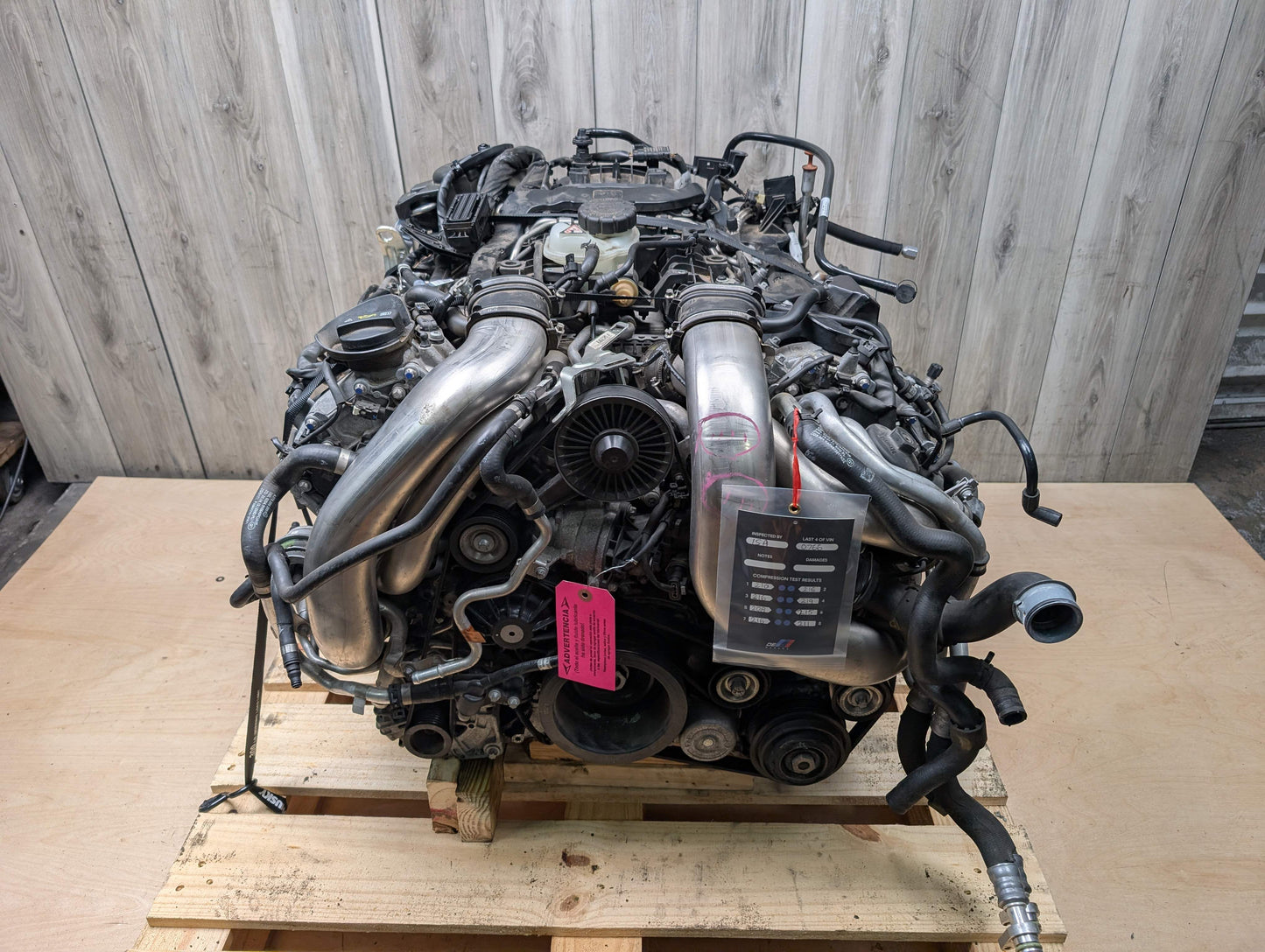 11-20 Mercedes W207 E550 S550 RWD M278 4.6L V8 Engine Motor Assembly OEM 81k RAN