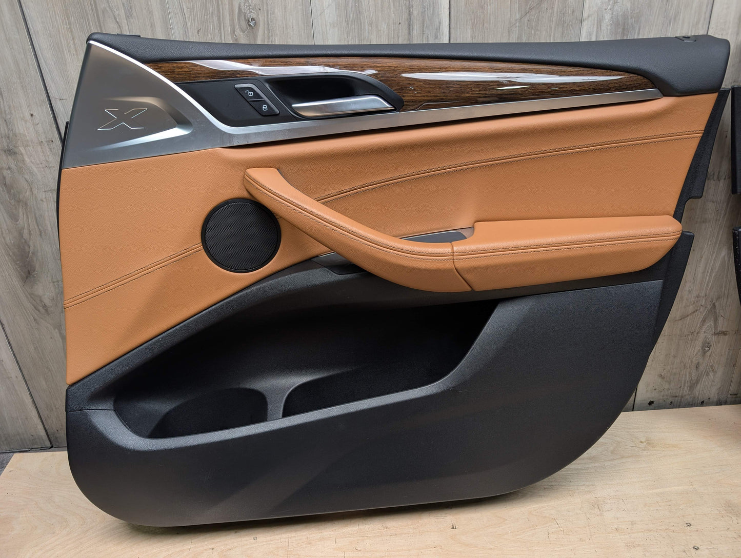 OEM BMW G01 G02 X3 X4 Front Rear Interior Trim Door Panels SET Leather BROWN