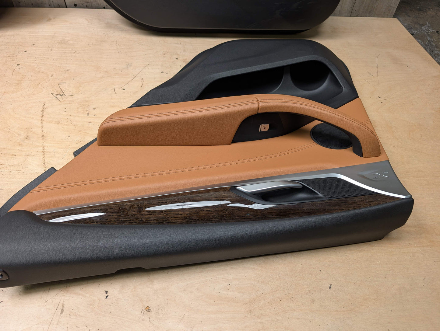 OEM BMW G01 G02 X3 X4 Front Rear Interior Trim Door Panels SET Leather BROWN