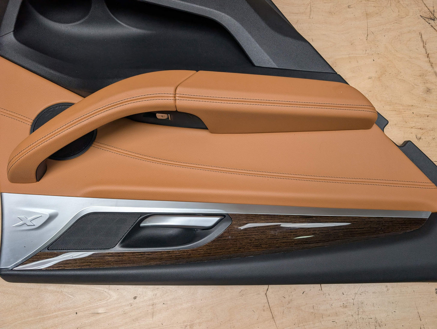 OEM BMW G01 G02 X3 X4 Front Rear Interior Trim Door Panels SET Leather BROWN
