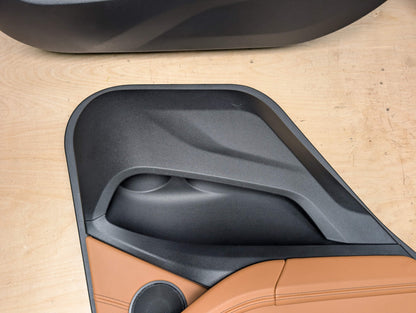 OEM BMW G01 G02 X3 X4 Front Rear Interior Trim Door Panels SET Leather BROWN