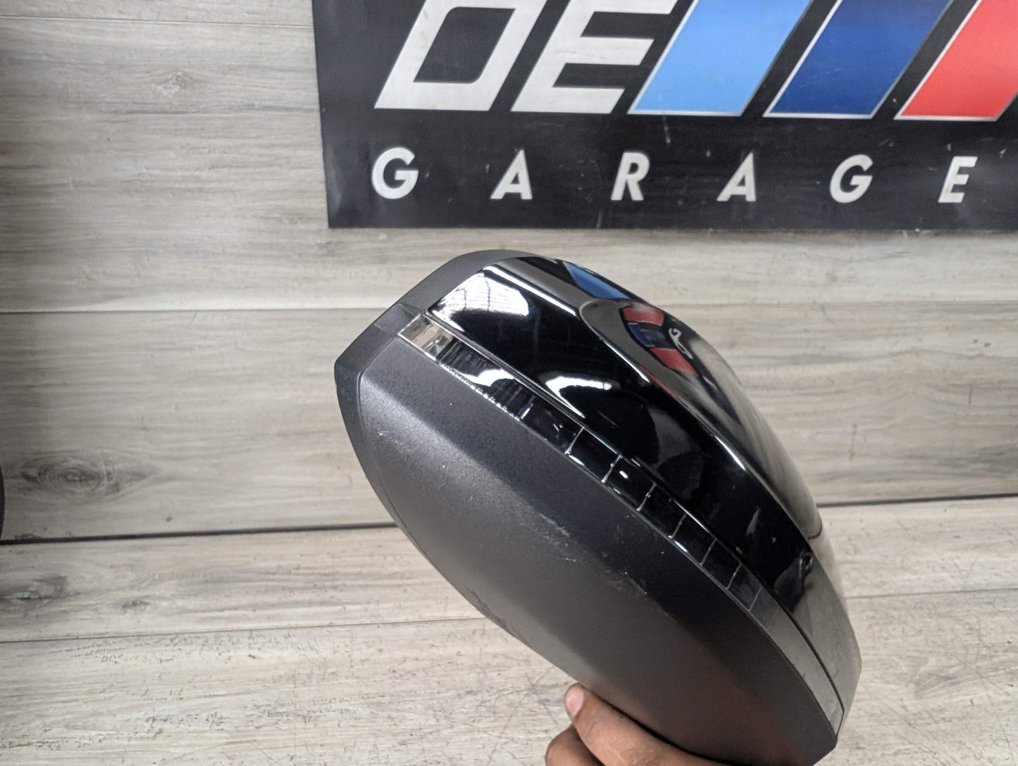 17-19 OEM AUDI A4 B9 Front Right Passenger Door Side Mirror Black