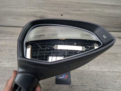 17-19 OEM AUDI A4 B9 Front Right Passenger Door Side Mirror Black