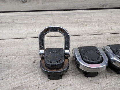 OEM BMW E70 E83 F15 F25 G01 X3 X5 Trunk Cargo Latch Tie Down Hook Clasp Ring (4)