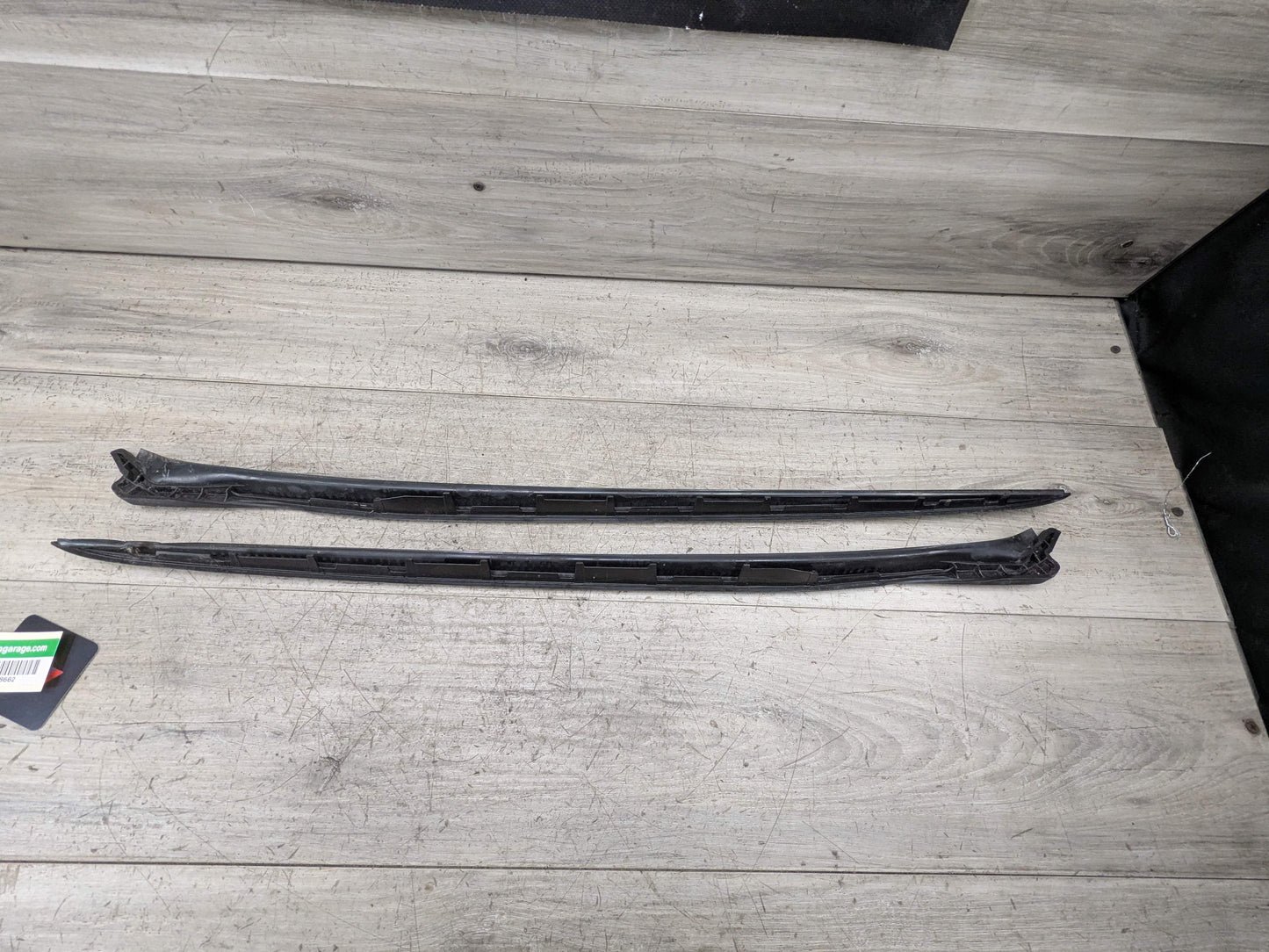 OEM BMW F34 328 330 335 340 Front Left Right Windshield Side Drip Molding PAIR