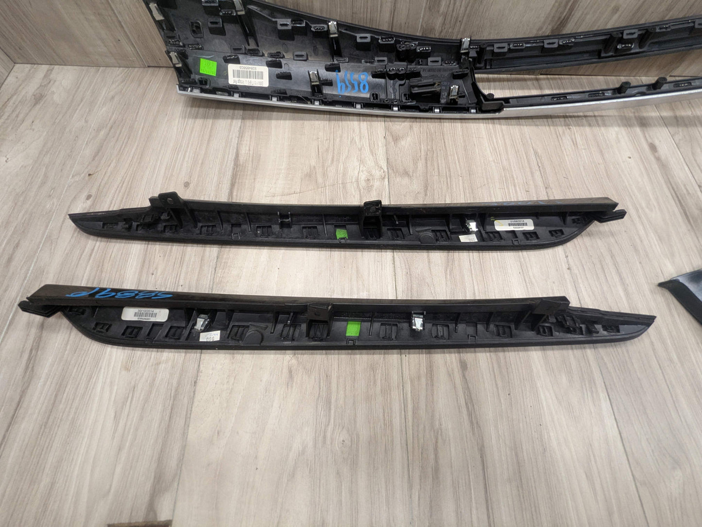 OEM BMW F15 F16 F85 F86 X5 X6 Dash Door Panel Fine Wood Interior Trim Cover SET