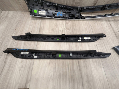 OEM BMW F15 F16 F85 F86 X5 X6 Dash Door Panel Fine Wood Interior Trim Cover SET