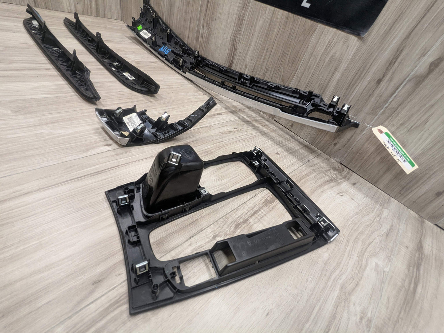 OEM BMW F15 F16 F85 F86 X5 X6 Dash Door Panel Fine Wood Interior Trim Cover SET
