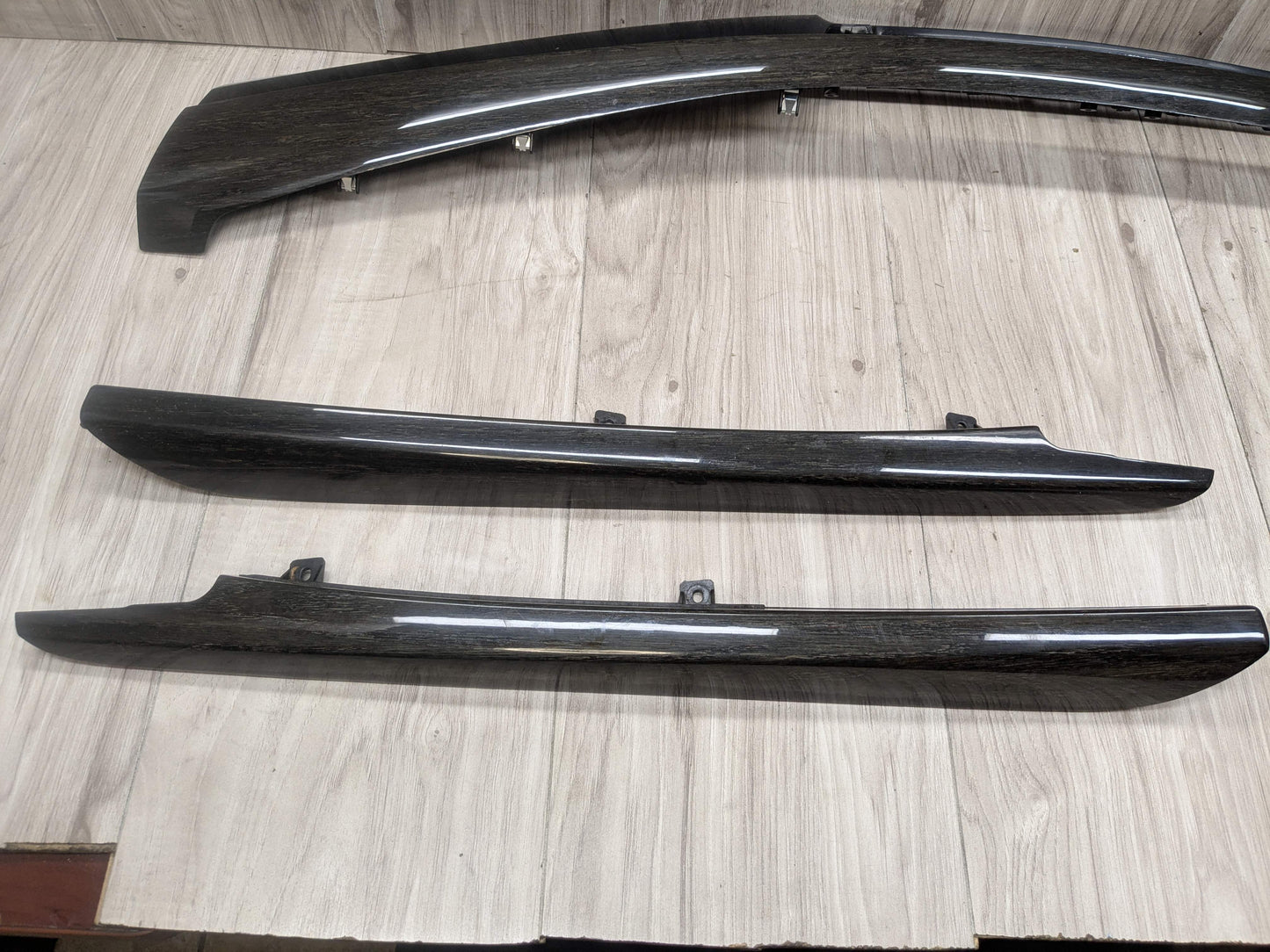 OEM BMW F15 F16 F85 F86 X5 X6 Dash Door Panel Fine Wood Interior Trim Cover SET