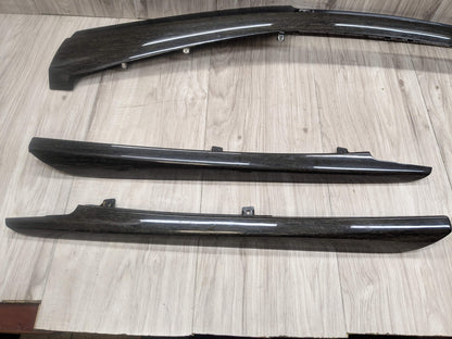 OEM BMW F15 F16 F85 F86 X5 X6 Dash Door Panel Fine Wood Interior Trim Cover SET