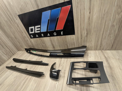 OEM BMW F15 F16 F85 F86 X5 X6 Dash Door Panel Fine Wood Interior Trim Cover SET