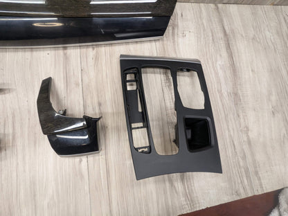 OEM BMW F15 F16 F85 F86 X5 X6 Dash Door Panel Fine Wood Interior Trim Cover SET