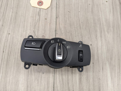 10-18 OEM BMW F13 F10 F06 F25 Headlight Switch Control Panel Light Module BLACK