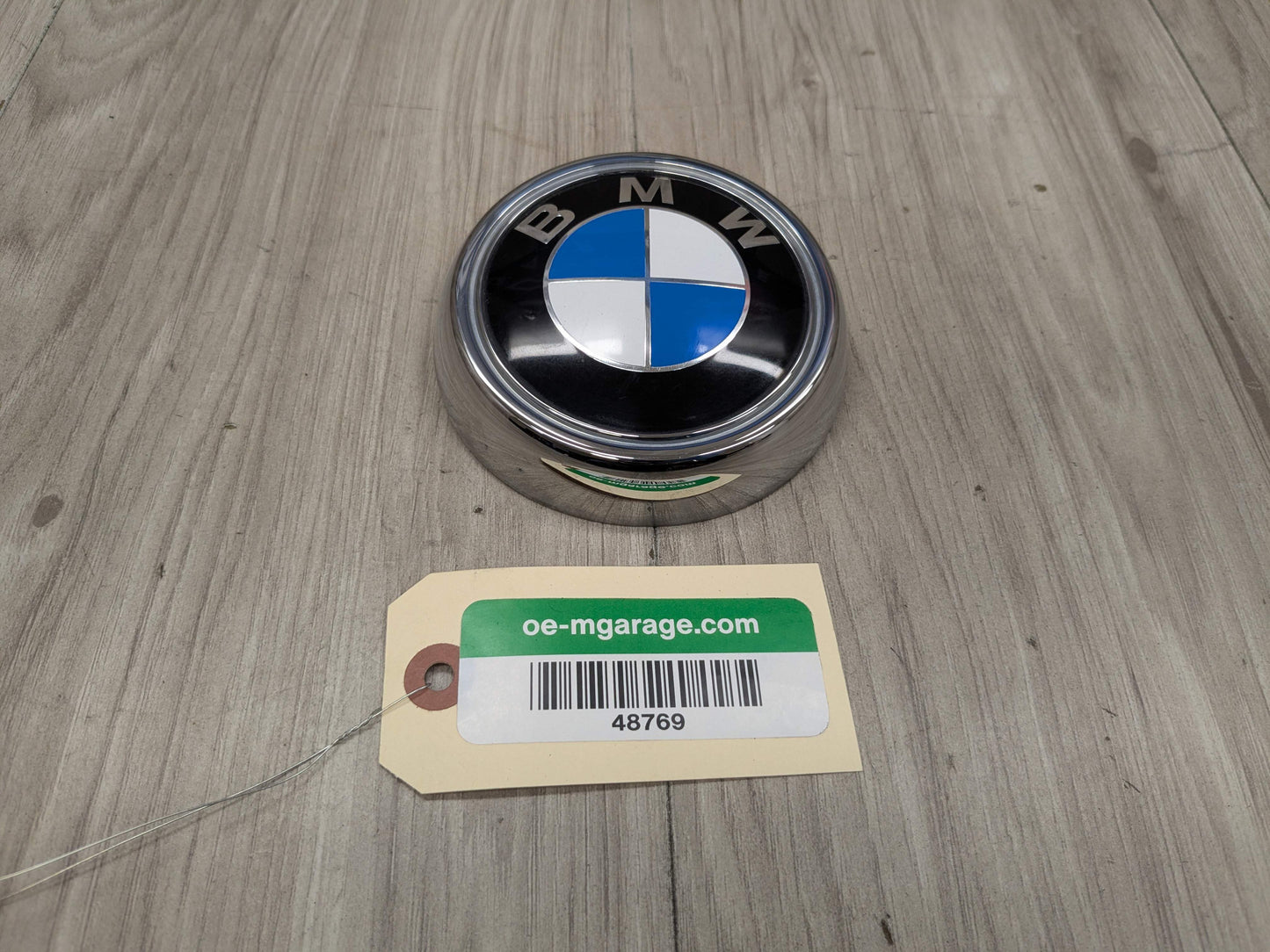 11-17 OEM BMW F25 X3 Rear Liftgate Trunk Lid Round Emblem Genuine
