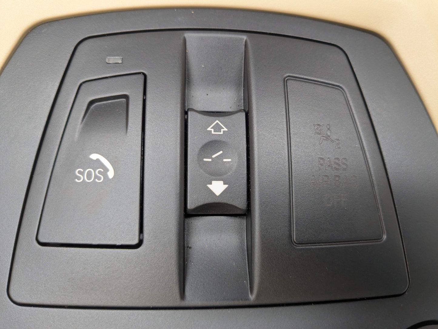 OEM BMW F02* F10* F25 F26 X3 Roof Console Dome Light Sunroof Switch Beige
