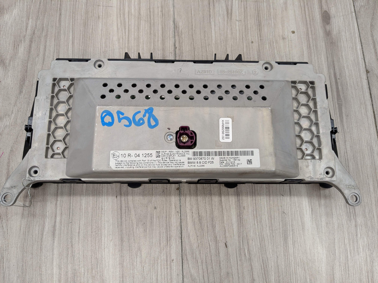11-18 OEM BMW F25 F26 X3 X4 Central Information Display Screen Monitor 8.8"