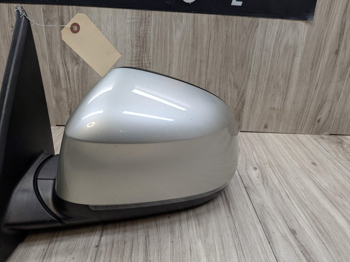 15-17 OEM BMW F25 X3 Left Driver Side Mirror Camera Blind Spot Auto Dip Silver