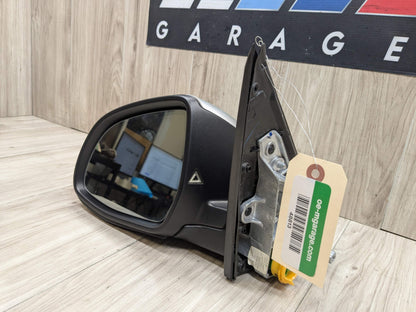 15-17 OEM BMW F25 X3 Left Driver Side Mirror Camera Blind Spot Auto Dip Silver