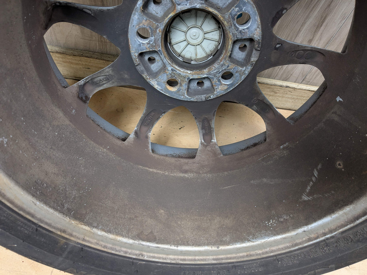 02-08 OEM BMW E85 Z4 Rim Wheel 16x7" ET:47 LA Wheel Star Spoke Style 104