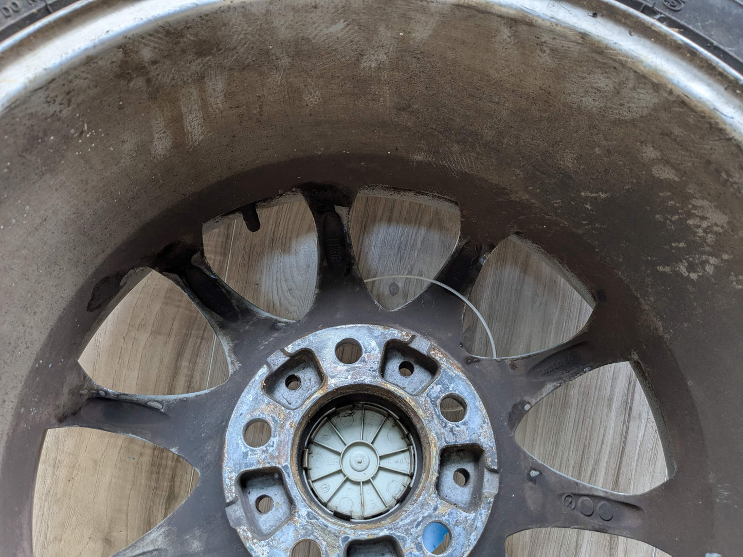 02-08 OEM BMW E85 Z4 Rim Wheel 16x7" ET:47 LA Wheel Star Spoke Style 104