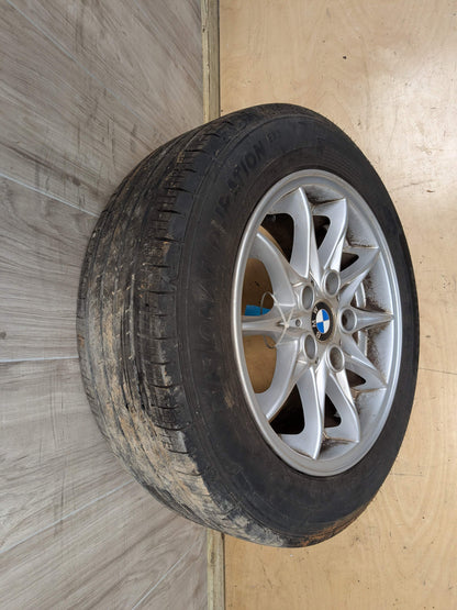 02-08 OEM BMW E85 Z4 Rim Wheel 16x7" ET:47 LA Wheel Star Spoke Style 104