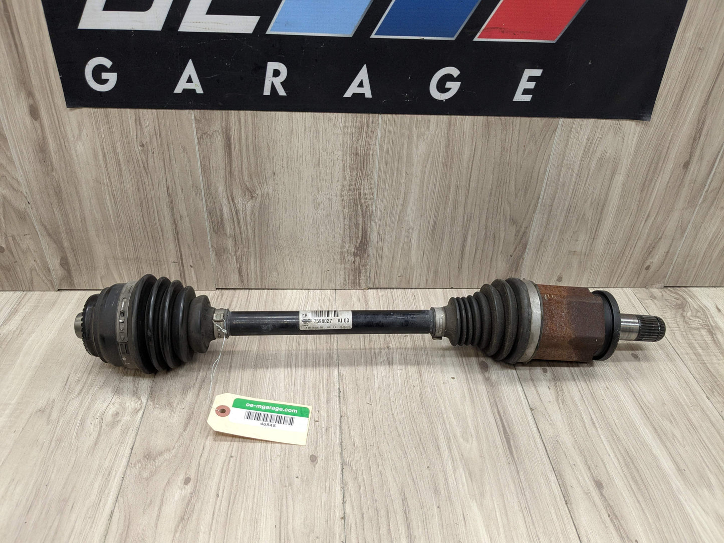 11-17 OEM BMW F25 X3 28iX AWD Front Left Driver Output Shaft CV Axle