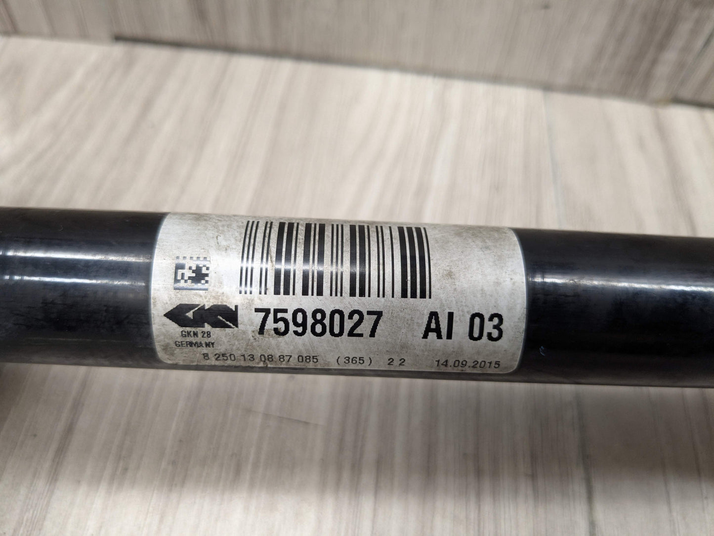 11-17 OEM BMW F25 X3 28iX AWD Front Left Driver Output Shaft CV Axle