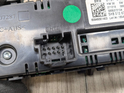 OEM BMW G01 G02 F97 F98 X3 X4 AC Rear Heater Climate Control Switch Panel