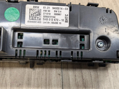 OEM BMW G01 G02 F97 F98 X3 X4 AC Rear Heater Climate Control Switch Panel