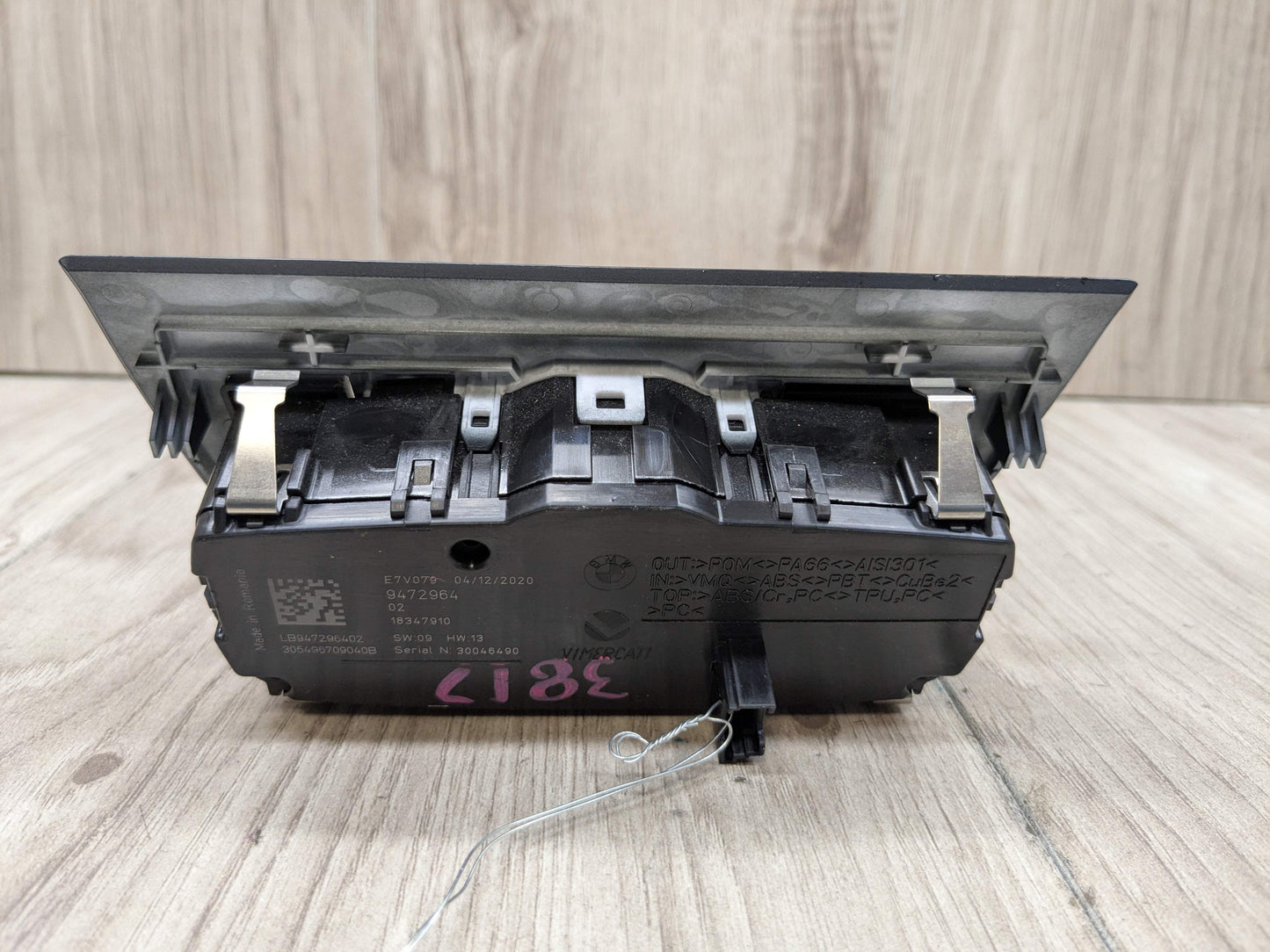 18-24 OEM BMW G01 G02 X3 X4 Headlight Switch Control Panel Light Module BLACK