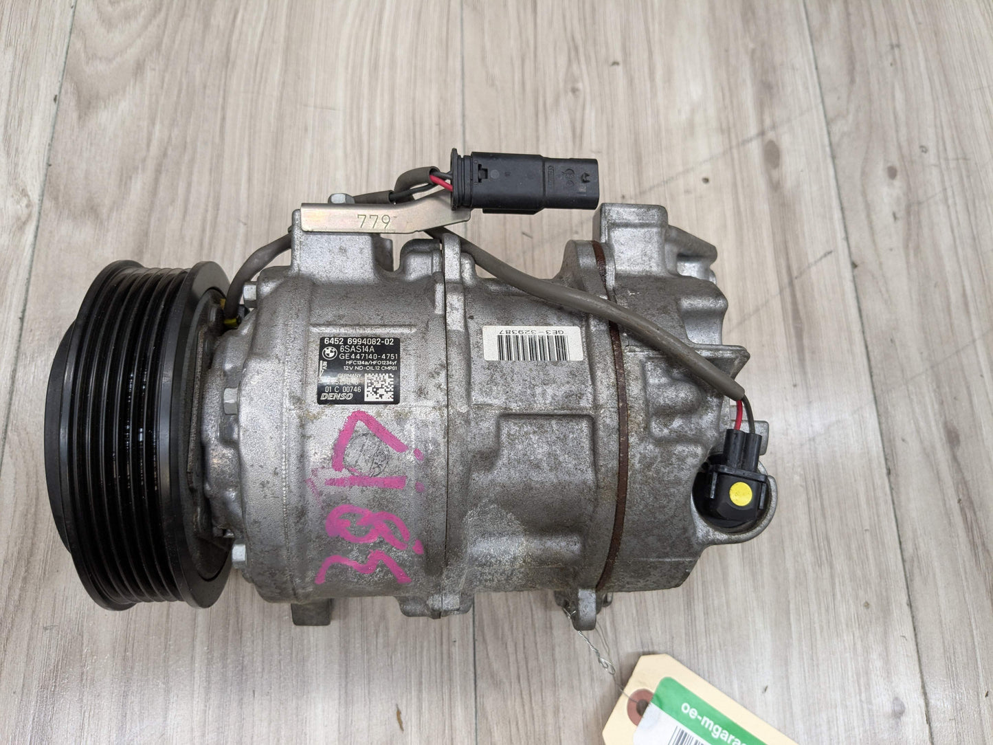OEM BMW F97 G01 G20 G22 G23 G26 G42 G80 G82 AC Compressor Clutch A/C Pump Pulley