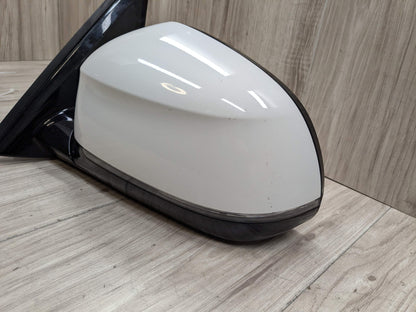 18-24 OEM BMW G01 X3 Left Driver Side Mirror Heated Memory Auto Dip SHADOW GLOSS