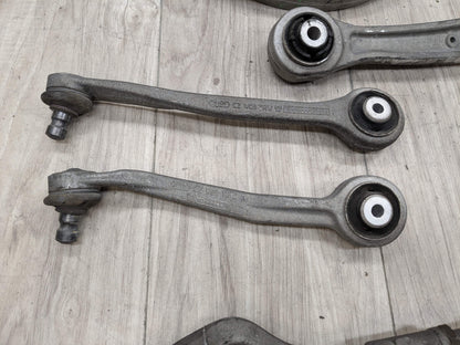 13-17 OEM AUDI A5 S5 Front Right Passenger Upper Lower Control Arm w Tie Rod SET