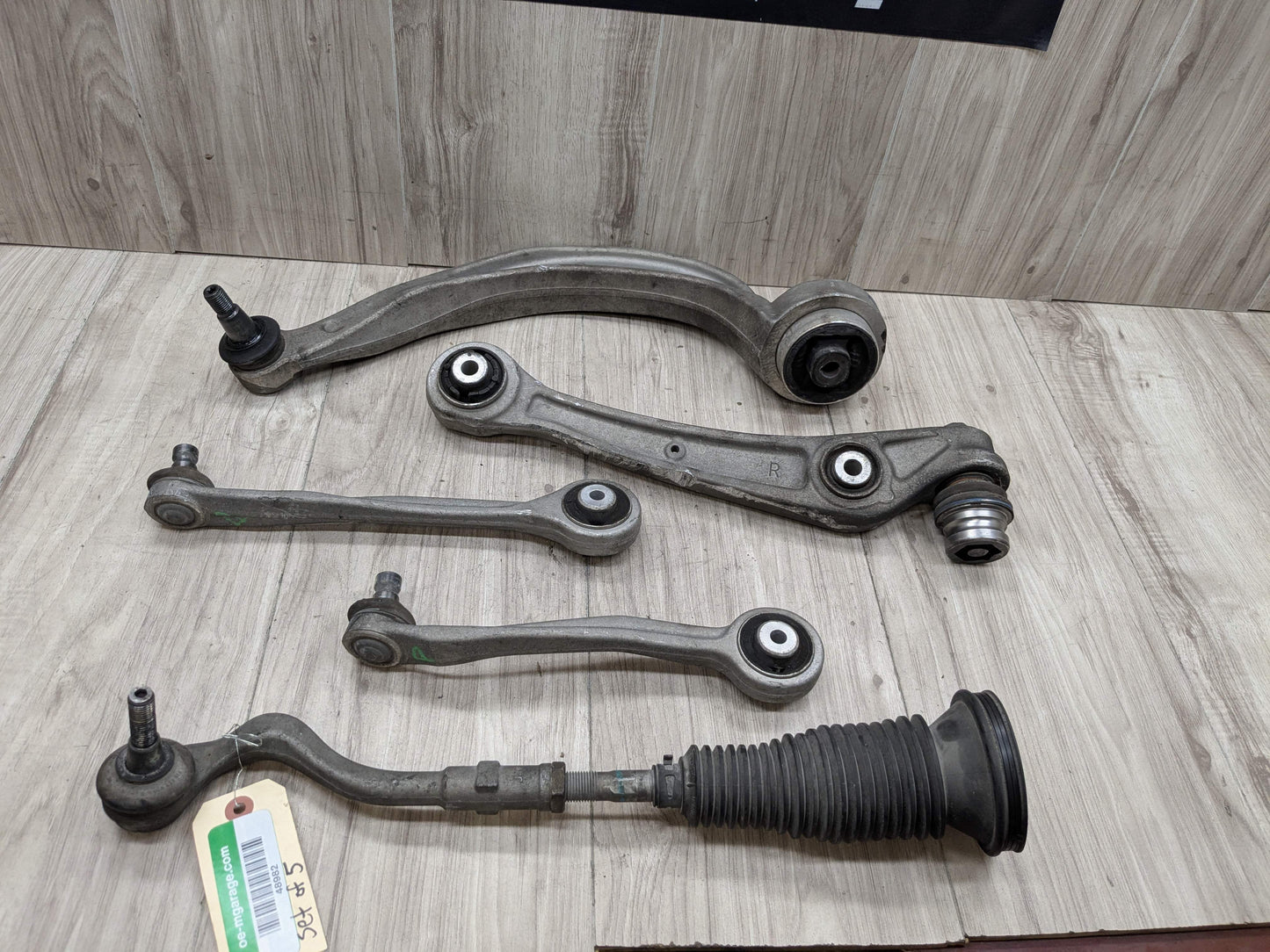 13-17 OEM AUDI A5 S5 Front Right Passenger Upper Lower Control Arm w Tie Rod SET
