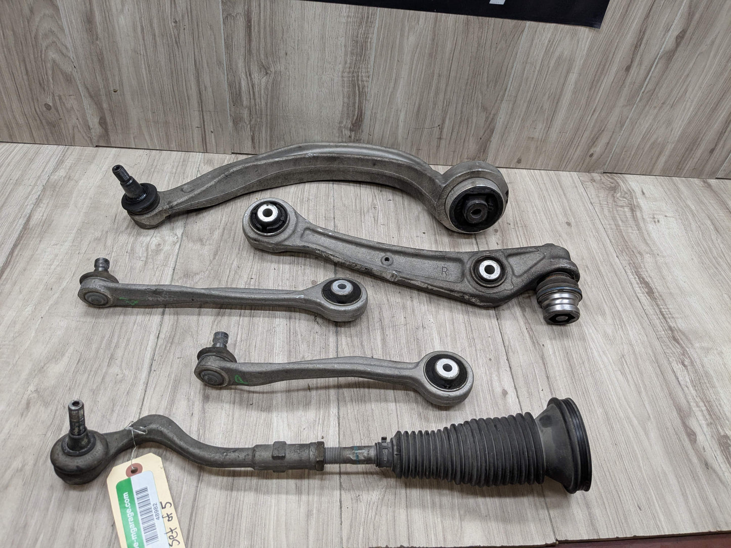 13-17 OEM AUDI A5 S5 Front Right Passenger Upper Lower Control Arm w Tie Rod SET