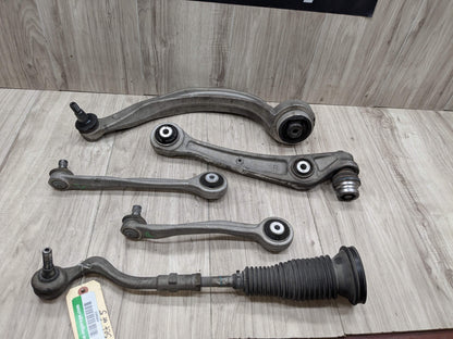 13-17 OEM AUDI A5 S5 Front Right Passenger Upper Lower Control Arm w Tie Rod SET