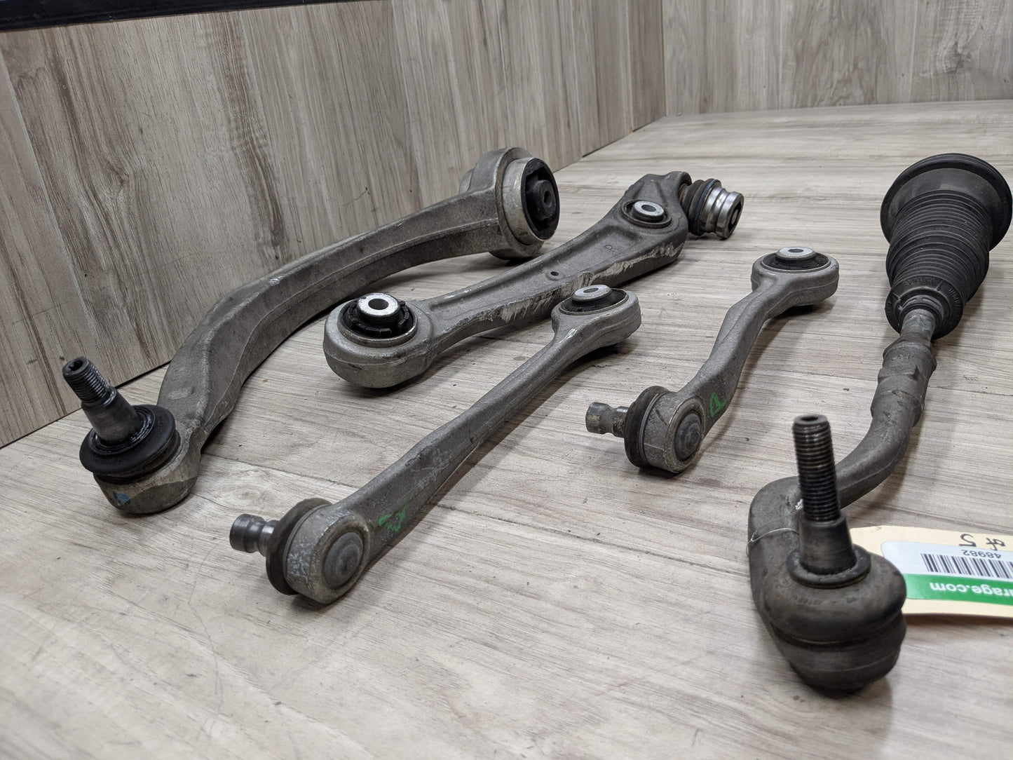 13-17 OEM AUDI A5 S5 Front Right Passenger Upper Lower Control Arm w Tie Rod SET