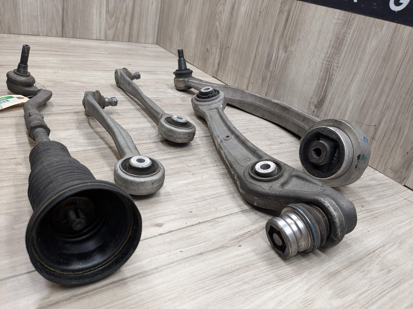 13-17 OEM AUDI A5 S5 Front Right Passenger Upper Lower Control Arm w Tie Rod SET