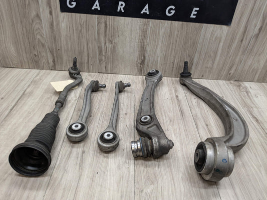 13-17 OEM AUDI A5 S5 Front Right Passenger Upper Lower Control Arm w Tie Rod SET