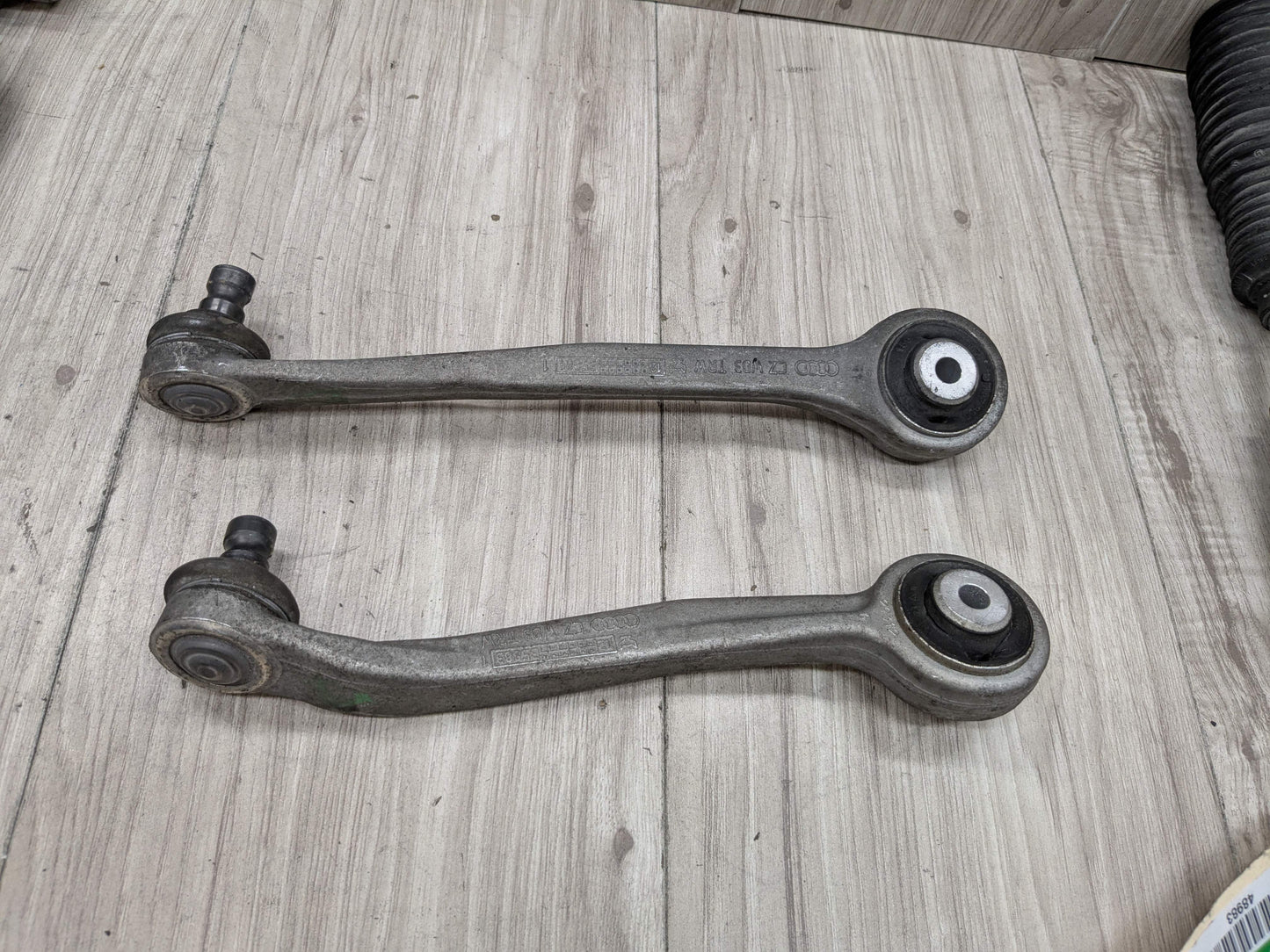 13-17 OEM AUDI A5 S5 Front Left Driver Upper Lower Control Arms w Tie Rod SET
