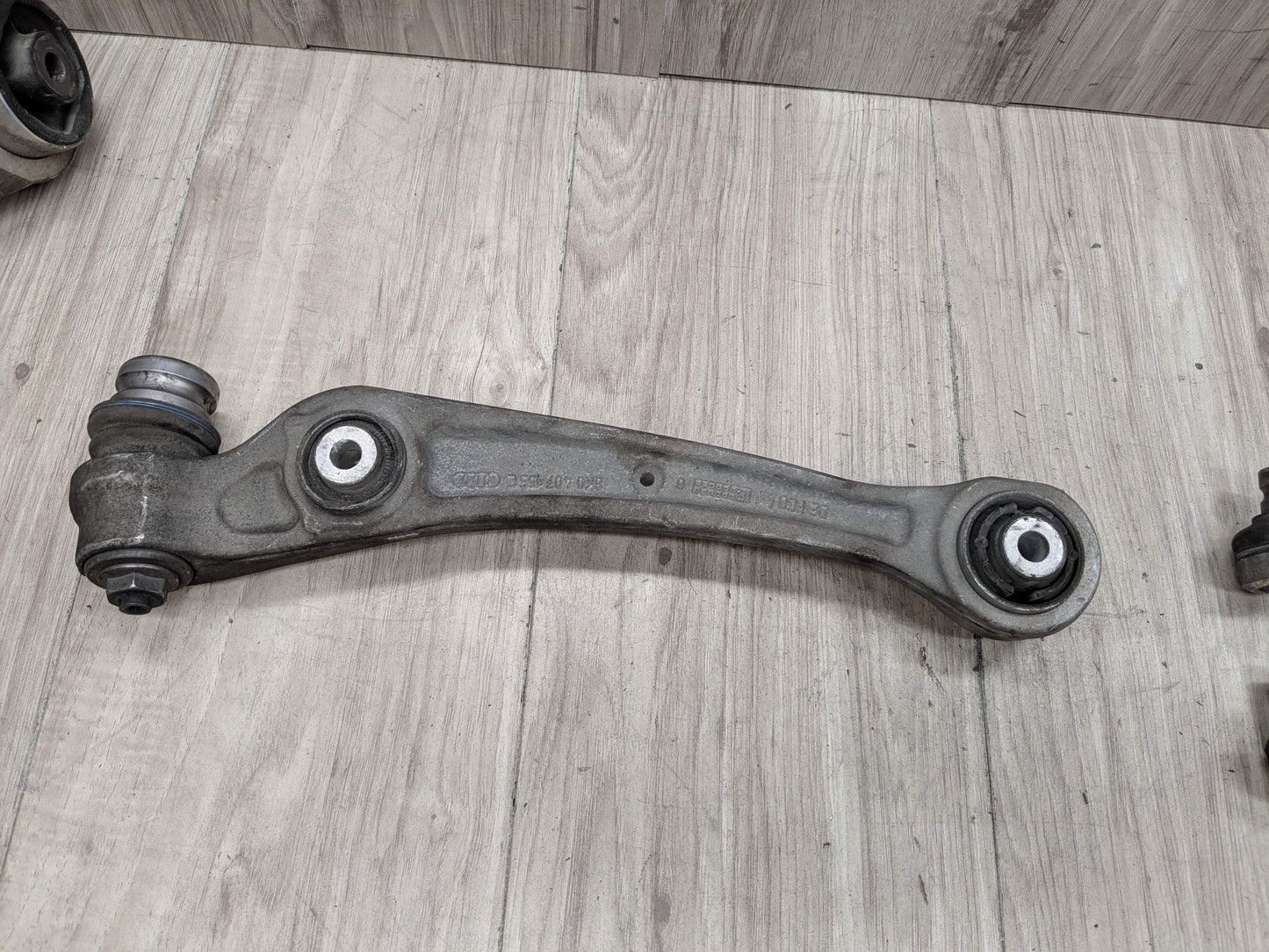 13-17 OEM AUDI A5 S5 Front Left Driver Upper Lower Control Arms w Tie Rod SET