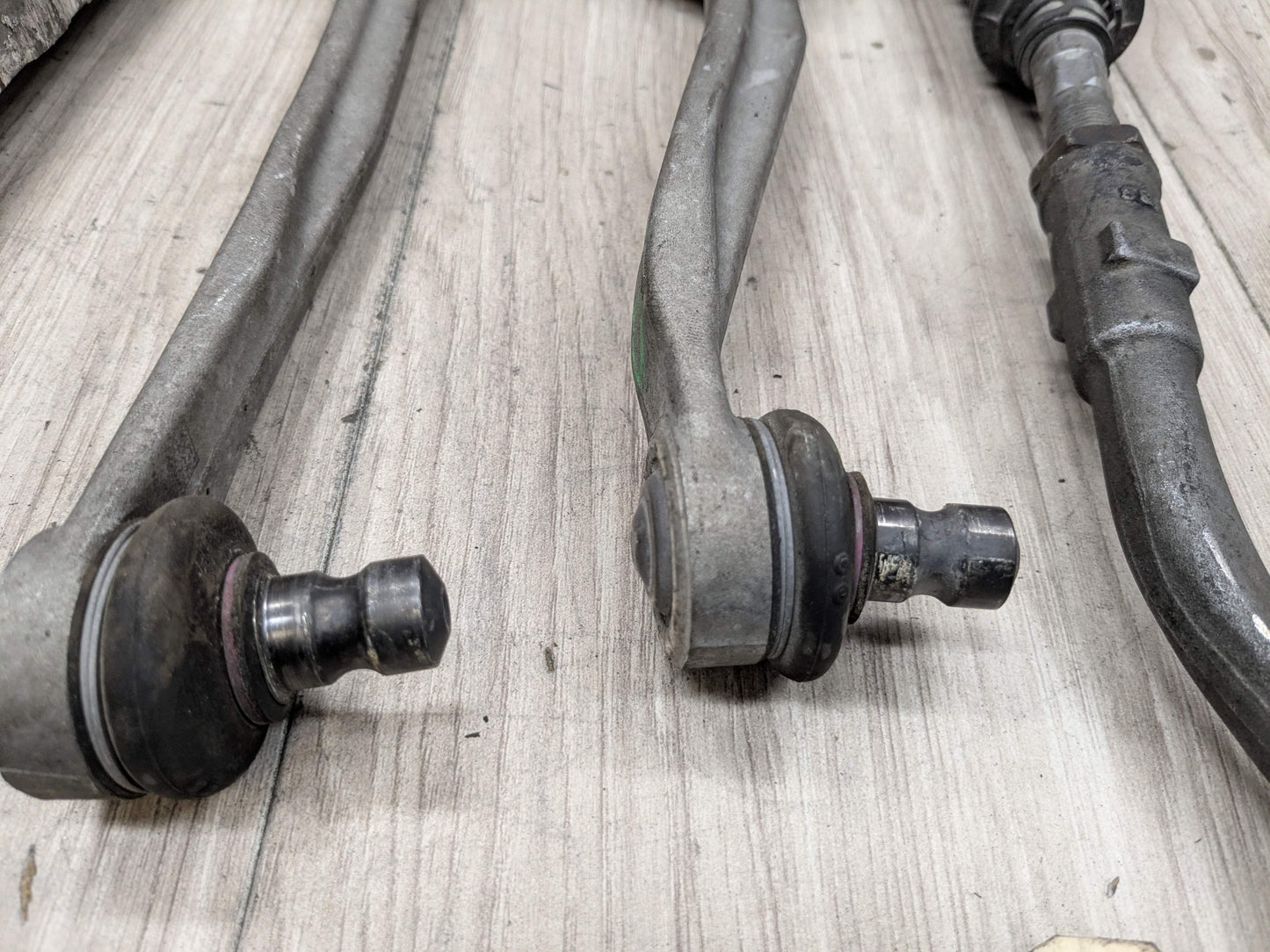 13-17 OEM AUDI A5 S5 Front Left Driver Upper Lower Control Arms w Tie Rod SET