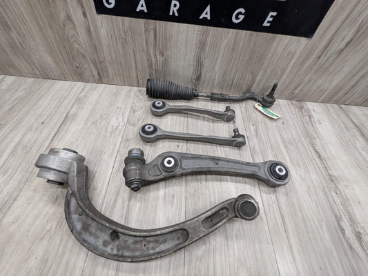 13-17 OEM AUDI A5 S5 Front Left Driver Upper Lower Control Arms w Tie Rod SET