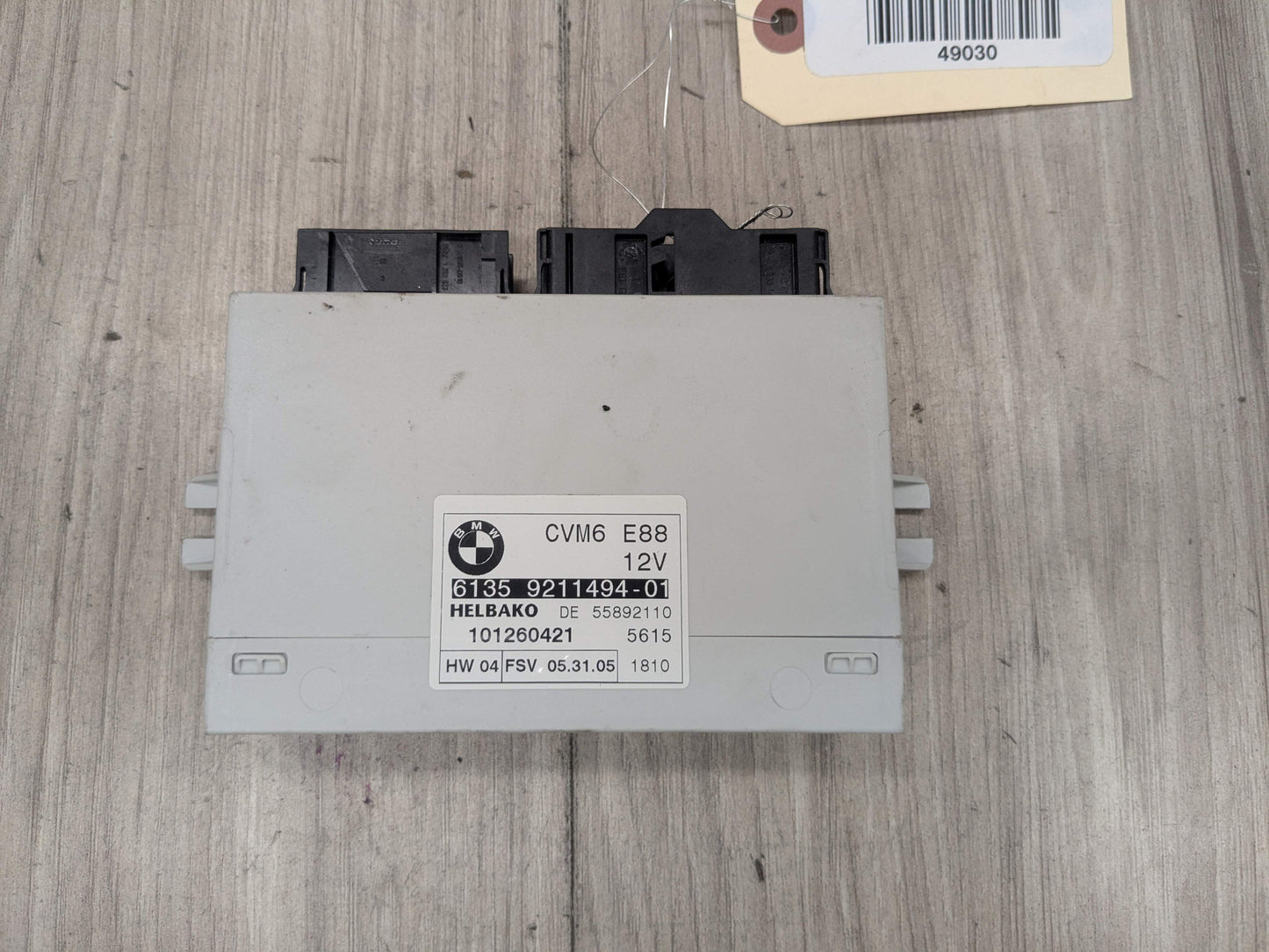 08-13 OEM BMW E88 128 135 Convertible CVM6 Roof Folding Top Control Module Unit