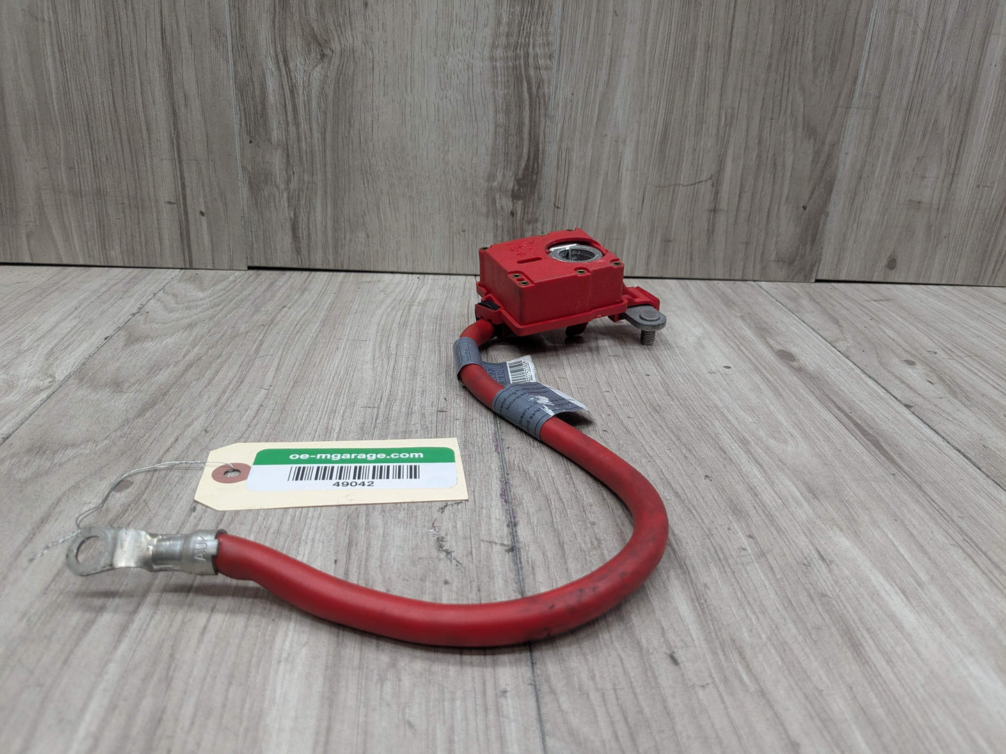 OEM BMW E82 E88 E90 E92 328 335 M3 Battery Plus Pole Terminal Positive Red Cable