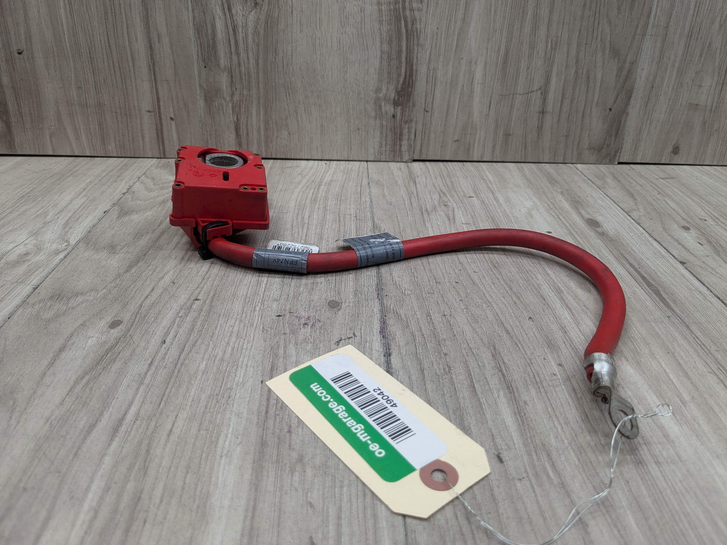 OEM BMW E82 E88 E90 E92 328 335 M3 Battery Plus Pole Terminal Positive Red Cable
