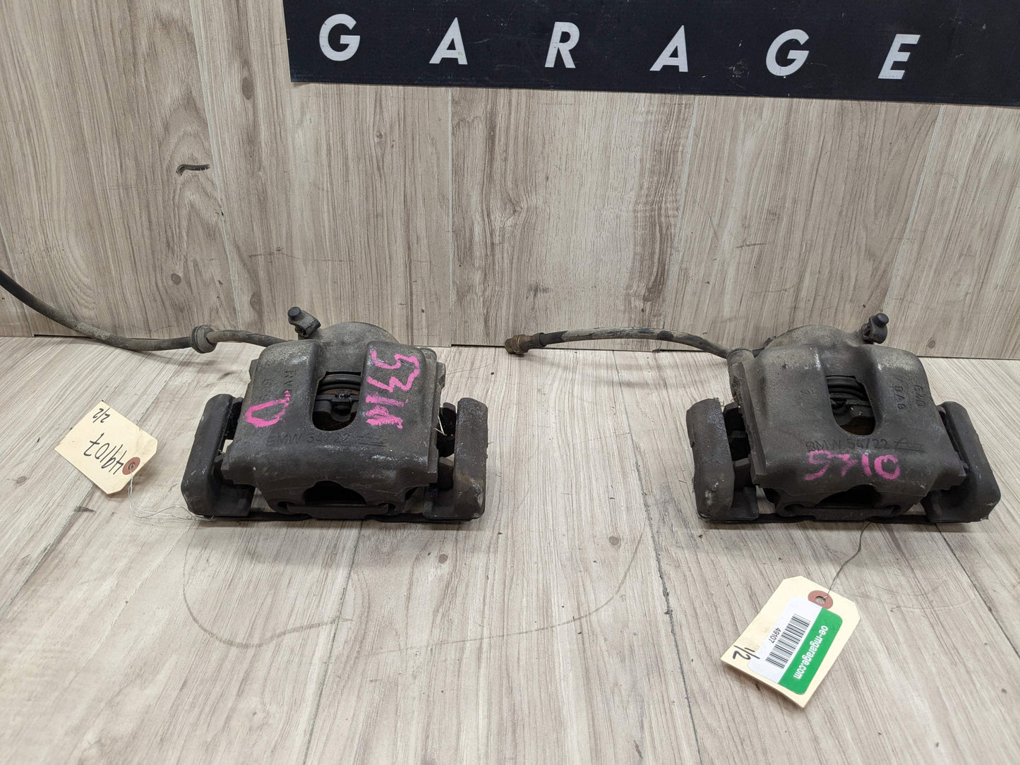 03-08 OEM BMW E85 2.5i Z4 Front Left Right Brake Calipers PAIR