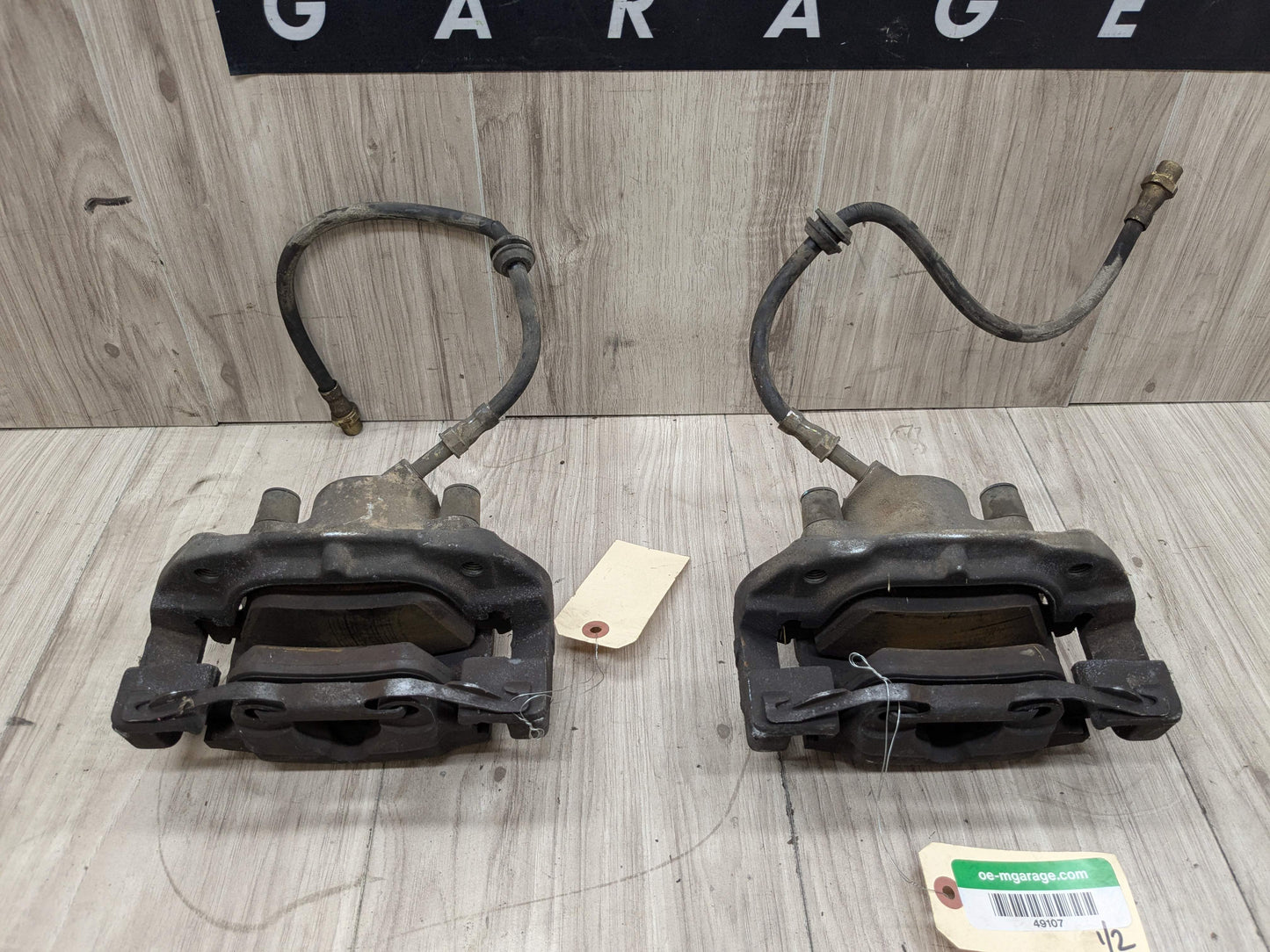 03-08 OEM BMW E85 2.5i Z4 Front Left Right Brake Calipers PAIR