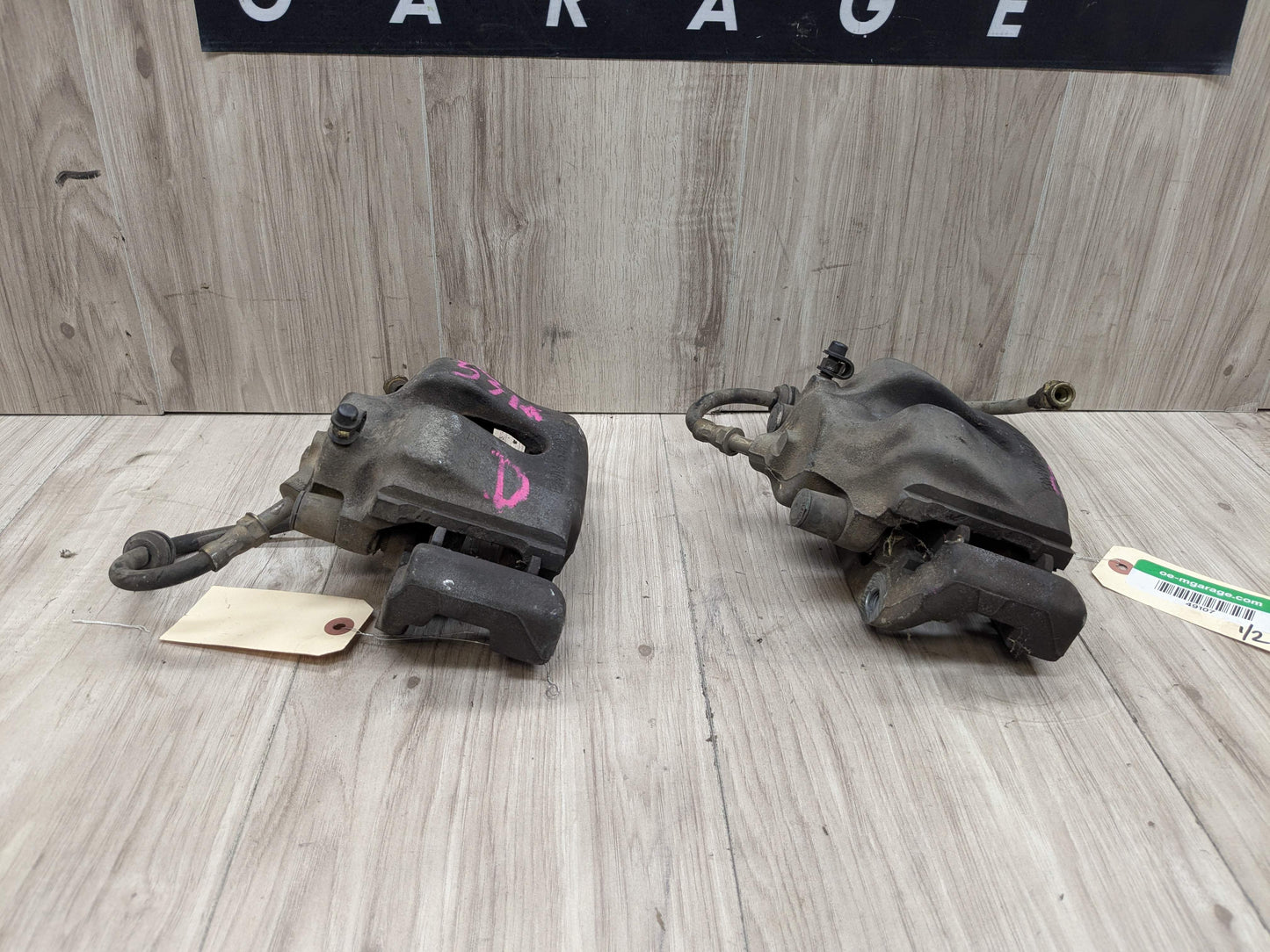 03-08 OEM BMW E85 2.5i Z4 Front Left Right Brake Calipers PAIR