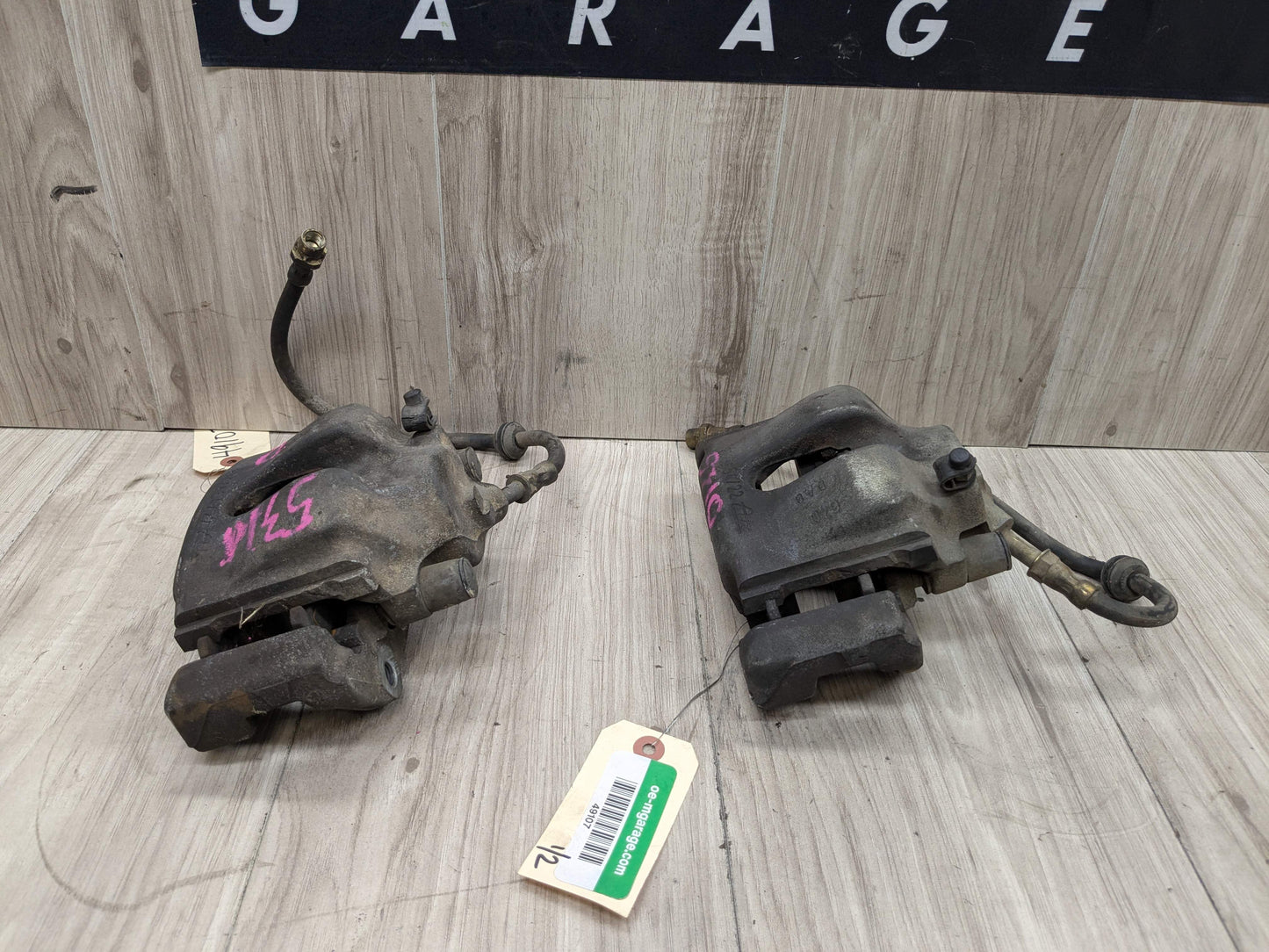 03-08 OEM BMW E85 2.5i Z4 Front Left Right Brake Calipers PAIR